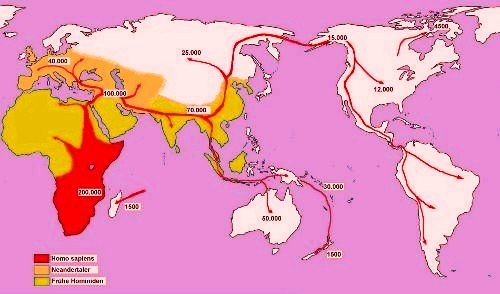 Out of Africa Theory - A story of Human Migration